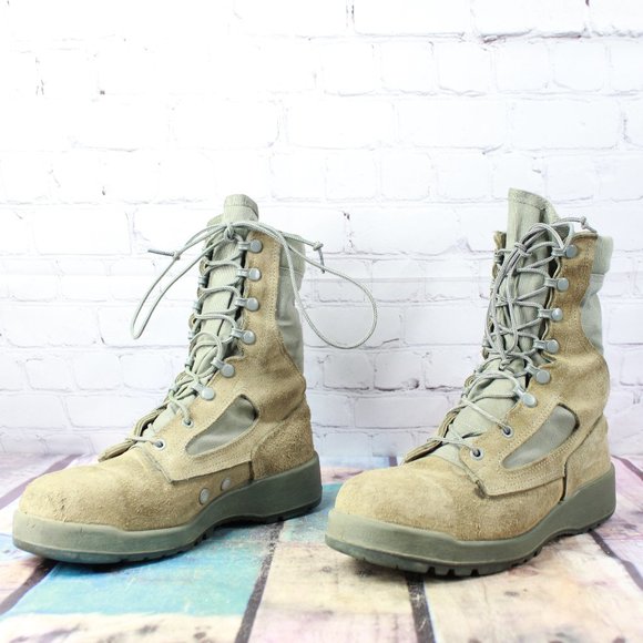 BELLEVILLE F600 Steel Toe ASTM Combat Work Boots Size 7 W main image 5